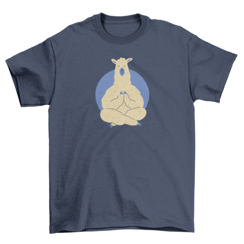 Llama Meditating T-Shirt