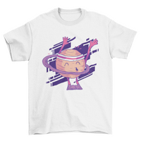 Thumbnail for Astronomy T-Shirt -  Abstract Saturn Hula Hooping Rings