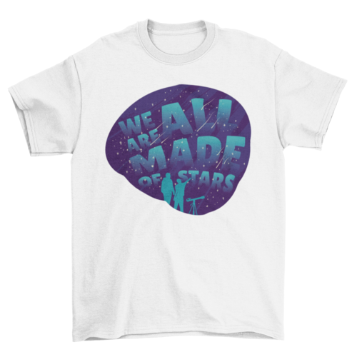 Stargazing Lettering T-shirt