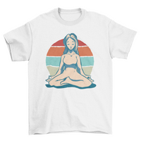 Thumbnail for Meditation Girl Vintage T-Shirt