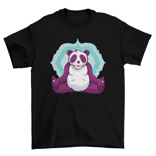 Panda Meditation T-shirt