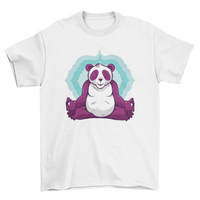 Thumbnail for Panda Meditation T-shirt