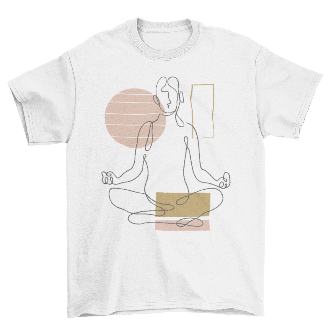 Continuous Line Yoga T-Shirt