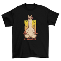 Thumbnail for Meditating Llama T-Shirt