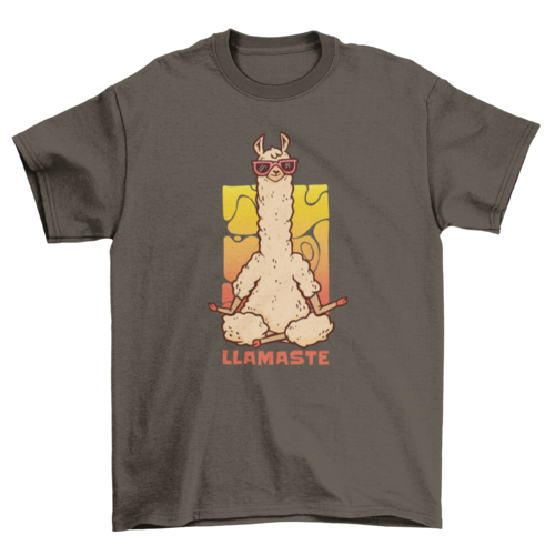 Meditating Llama T-Shirt