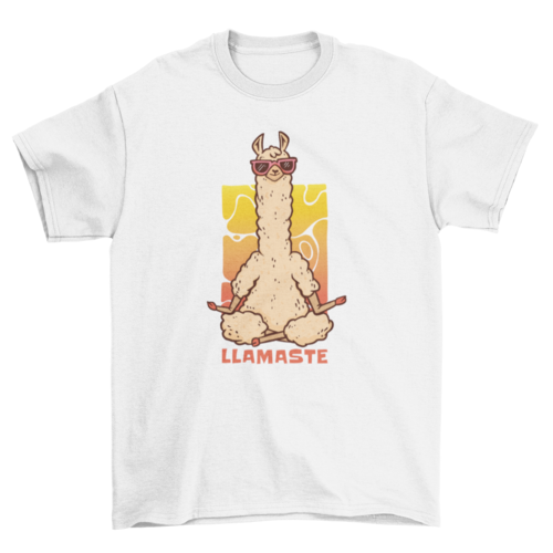 Meditating Llama T-Shirt