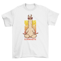 Thumbnail for Meditating Llama T-Shirt