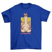 Thumbnail for Meditating Llama T-Shirt