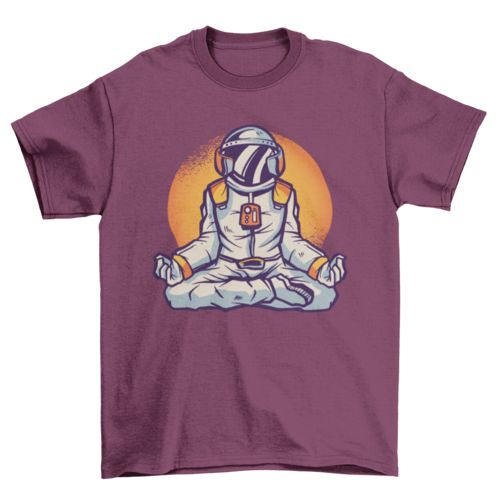 Astronaut Meditating T-Shirt