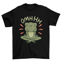 Thumbnail for Meditation Frog Cartoon T-shirt