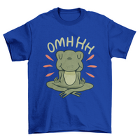 Thumbnail for Meditation Frog Cartoon T-shirt