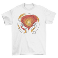 Thumbnail for Hands Holding Universe T-Shirt