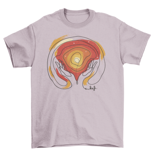 Hands Holding Universe T-Shirt