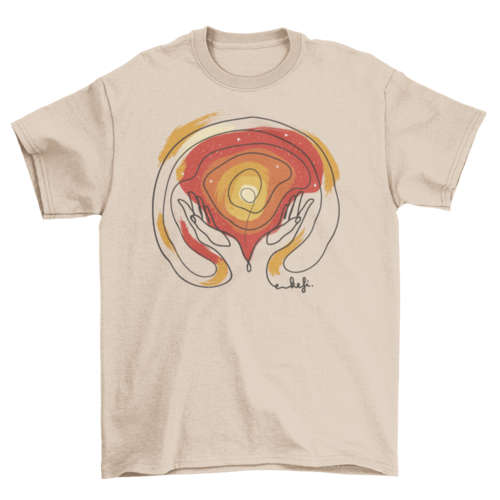 Hands Holding Universe T-Shirt