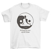 Thumbnail for Woman Meditating in Yin Yang T-Shirt