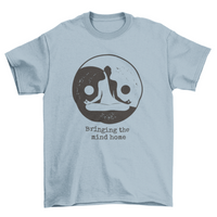 Thumbnail for Woman Meditating in Yin Yang T-Shirt