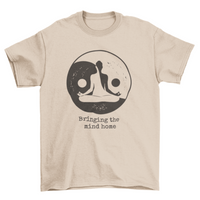 Thumbnail for Woman Meditating in Yin Yang T-Shirt