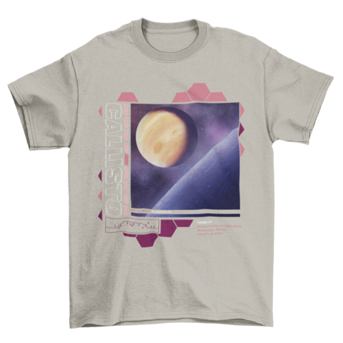 Callisto (Moon of Jupiter) T-Shirt
