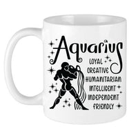 Thumbnail for Aquarius Zodiac Sign Coffee Tea Mug