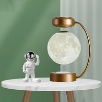 Thumbnail for Creativity Magnetic Levitation Moon Lamp LED Rotating Dangling Lamp