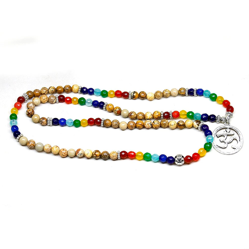 7 Chakra Healing Balance Bracelet Stone Gem Yoga