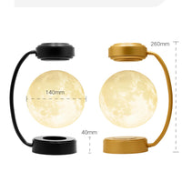 Thumbnail for Creativity Magnetic Levitation Moon Lamp LED Rotating Dangling Lamp