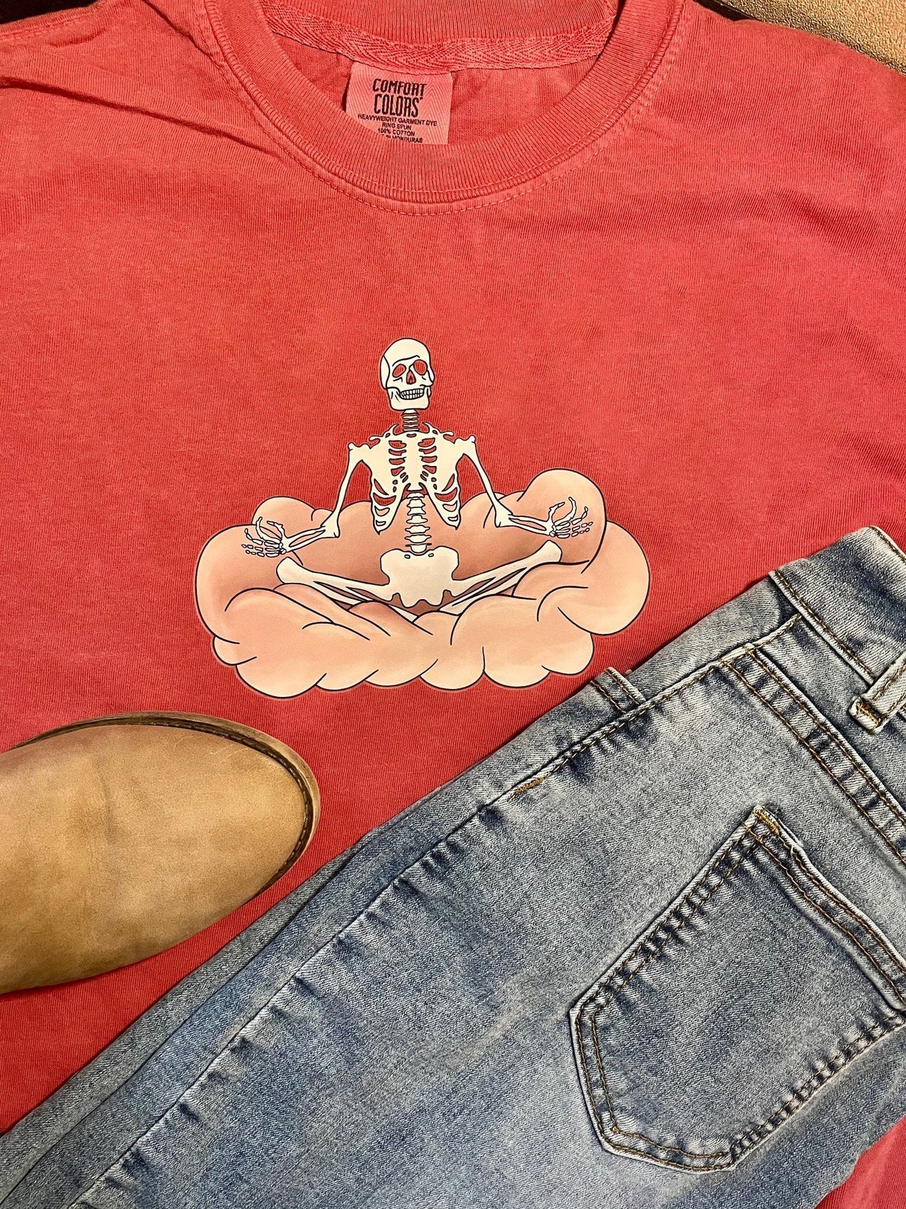 Skeleton Meditation Unisex T-Shirt