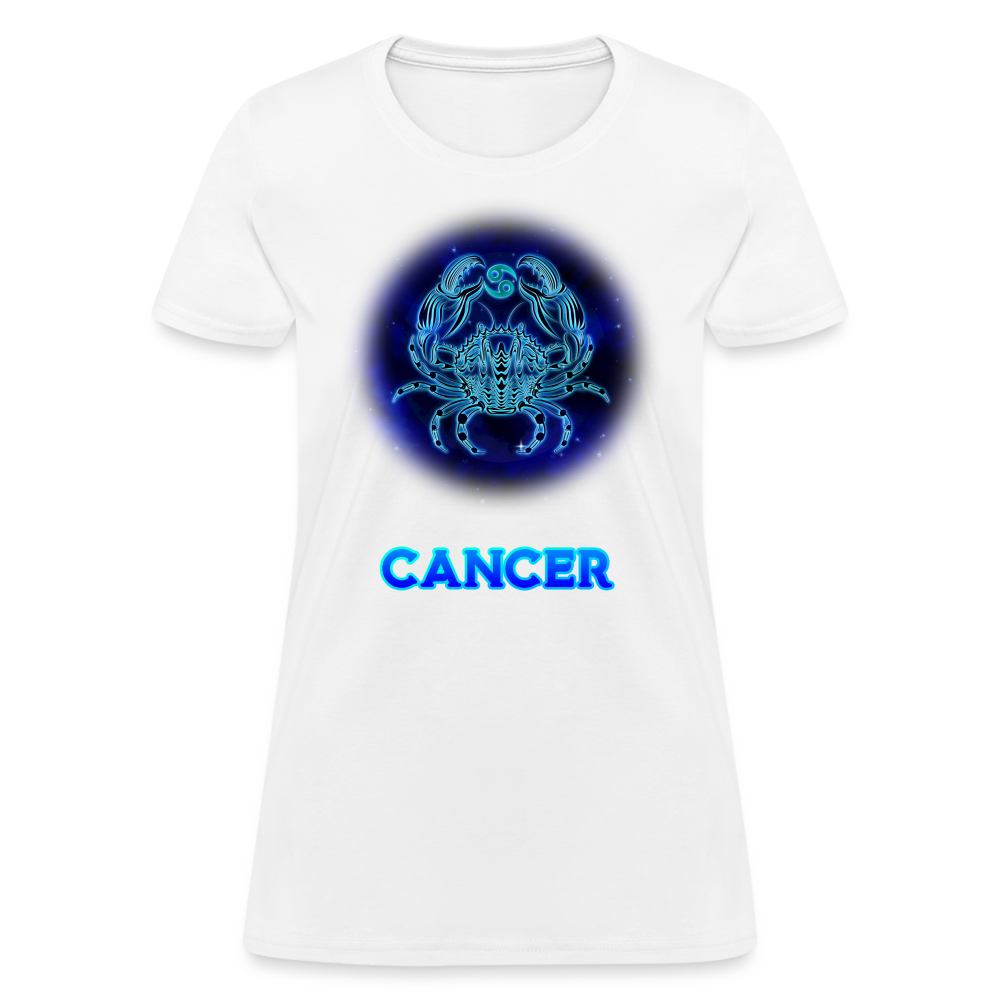 Women's Stellar Cancer T-Shirt - white