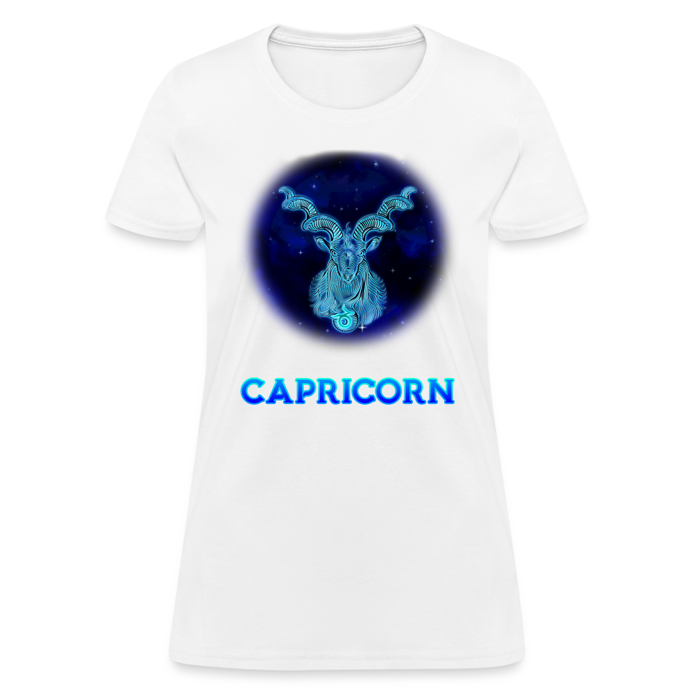 Women's Stellar Capricorn T-Shirt - white