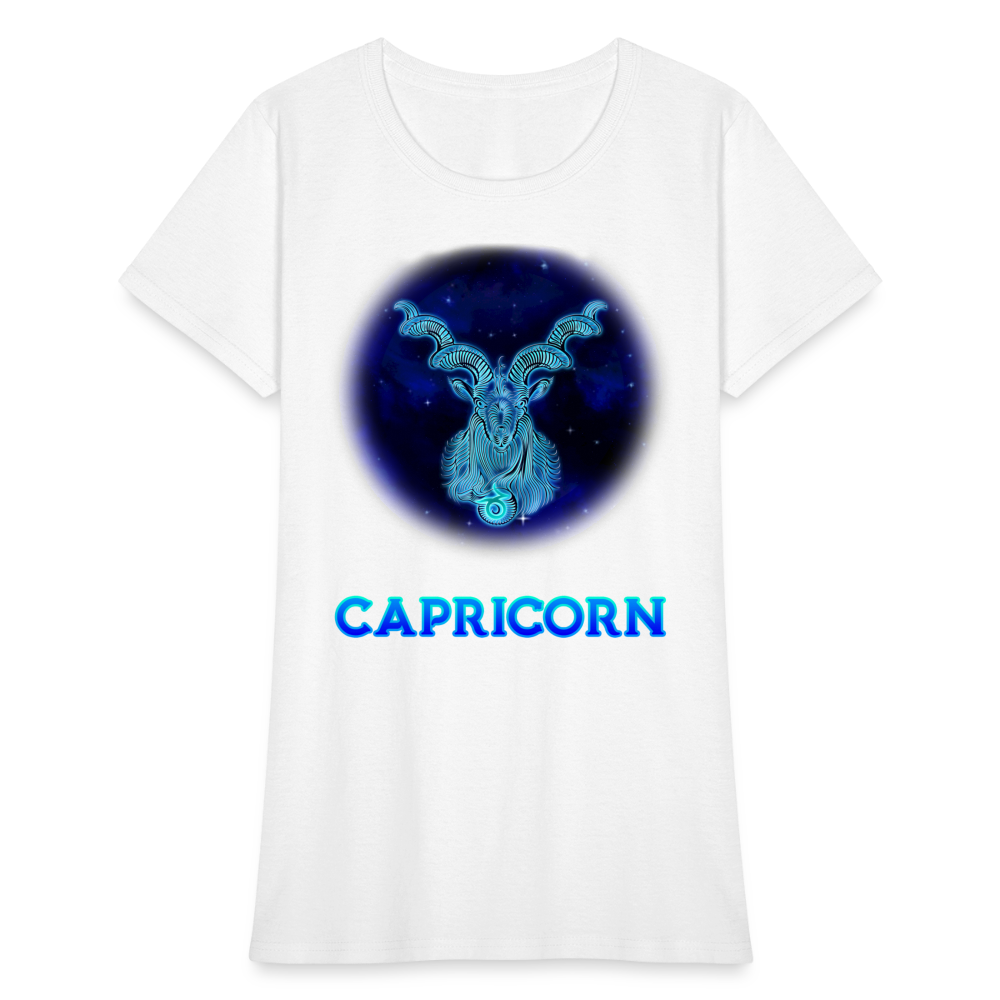 Women's Stellar Capricorn T-Shirt - white