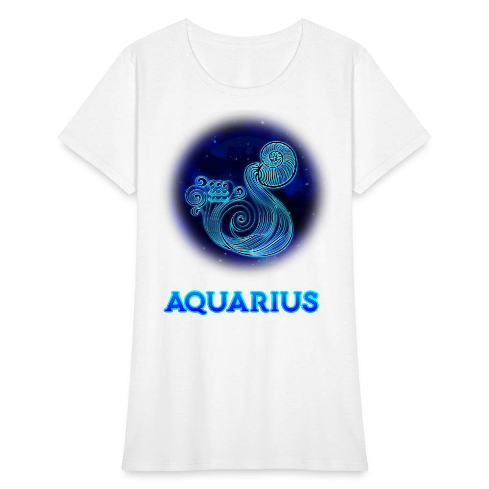 Women's Stellar Aquarius T-Shirt - white