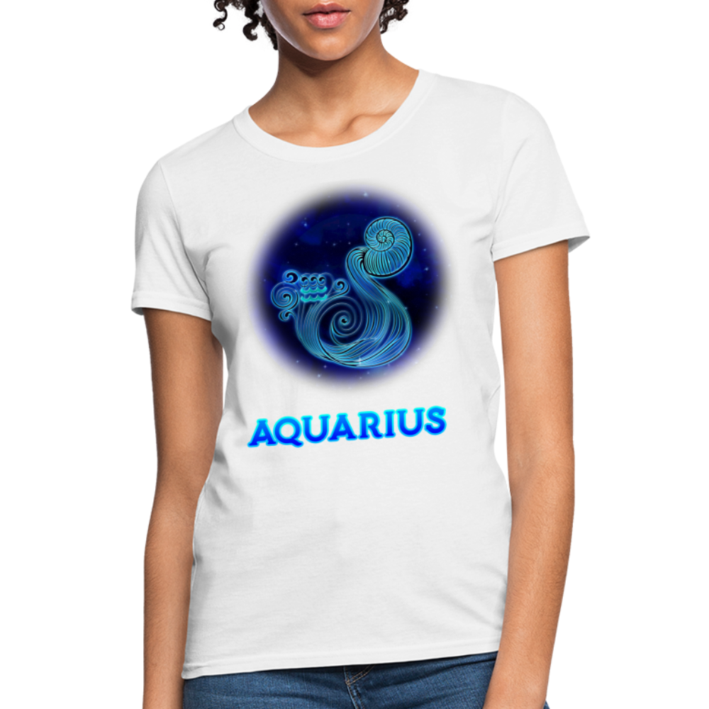 Women's Stellar Aquarius T-Shirt - white