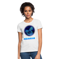 Thumbnail for Women's Stellar Aquarius T-Shirt - white