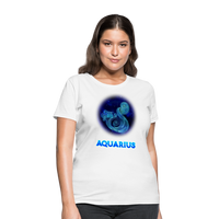 Thumbnail for Women's Stellar Aquarius T-Shirt - white