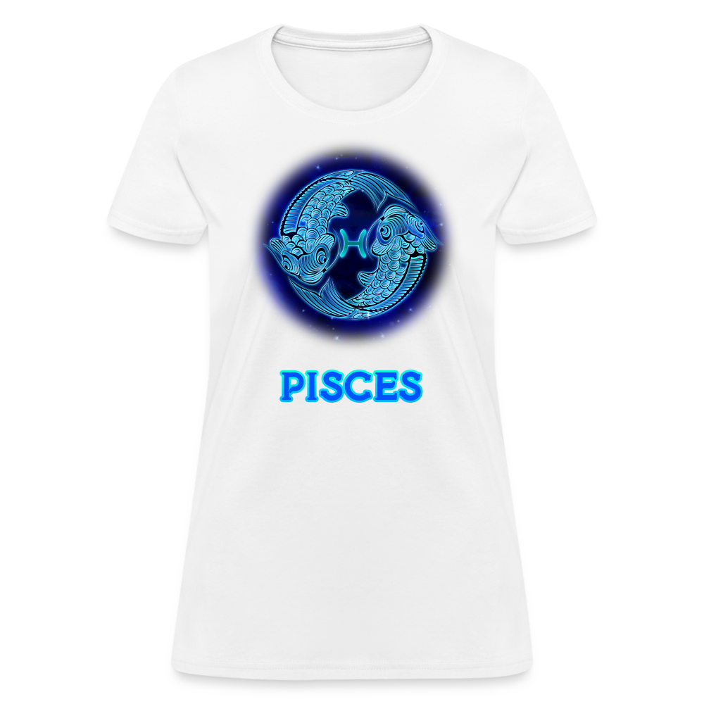 Women's Stellar Pisces T-Shirt - white