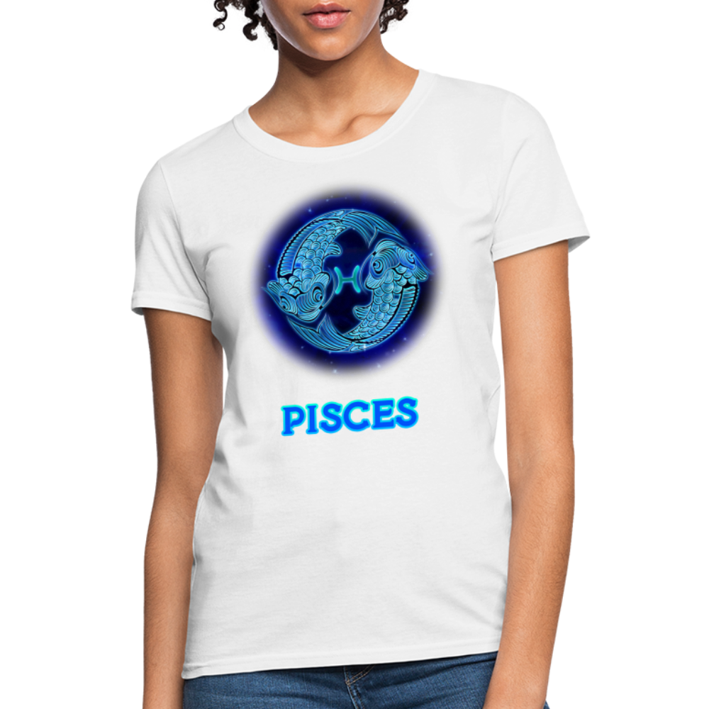 Women's Stellar Pisces T-Shirt - white