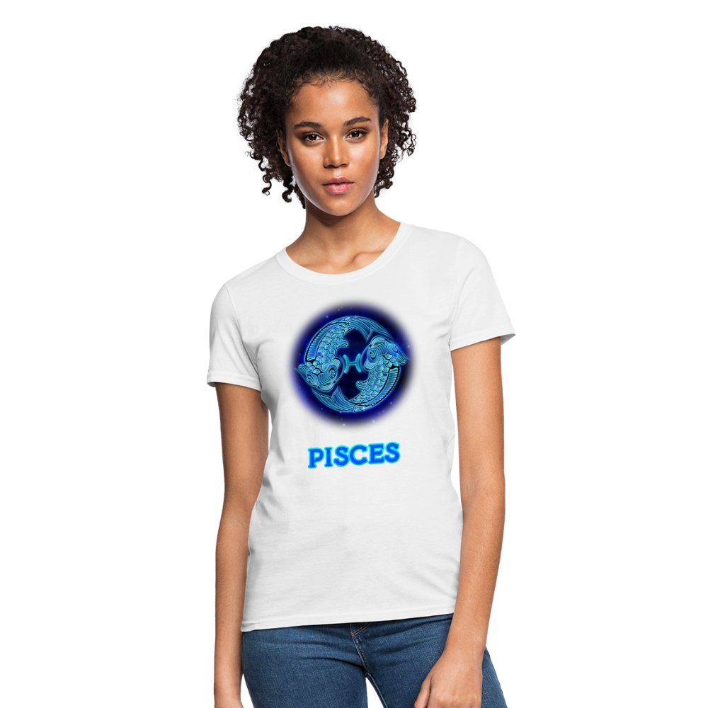 Women's Stellar Pisces T-Shirt - white