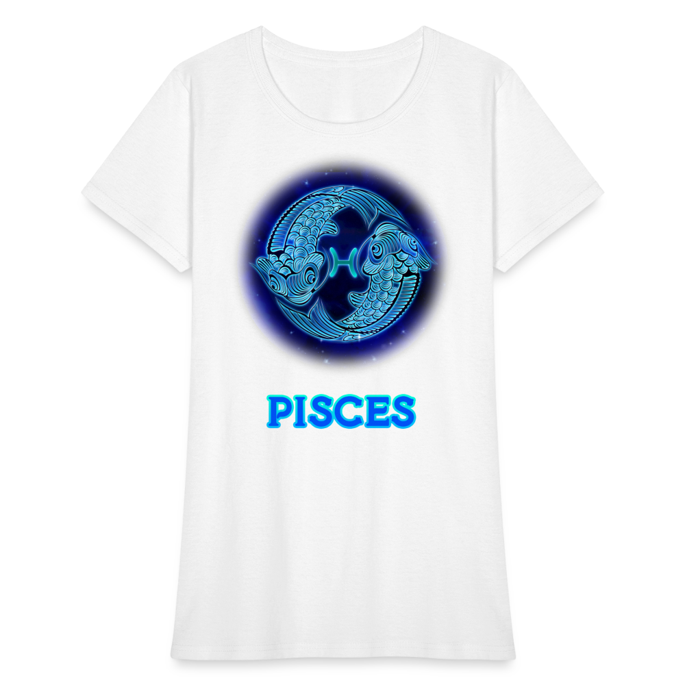 Women's Stellar Pisces T-Shirt - white