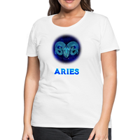 Thumbnail for Women’s Stellar Aries Premium T-Shirt - white