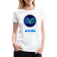 Thumbnail for Women’s Stellar Aries Premium T-Shirt - white