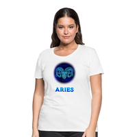 Thumbnail for Women’s Stellar Aries Premium T-Shirt - white