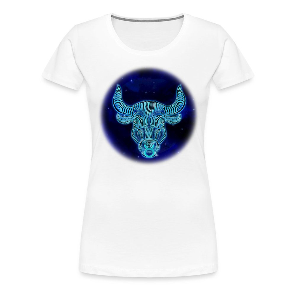 Women’s Stellar Taurus Premium T-Shirt - white