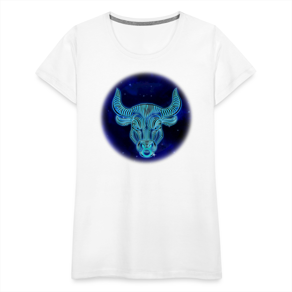 Women’s Stellar Taurus Premium T-Shirt - white