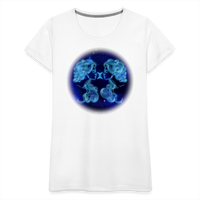 Thumbnail for Women’s Stellar Gemini Premium T-Shirt - white