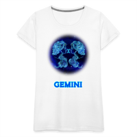 Thumbnail for Women’s Stellar Gemini Premium T-Shirt - white