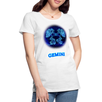 Thumbnail for Women’s Stellar Gemini Premium T-Shirt - white