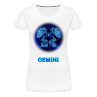 Thumbnail for Women’s Stellar Gemini Premium T-Shirt - white