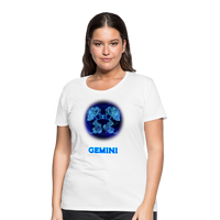 Thumbnail for Women’s Stellar Gemini Premium T-Shirt - white