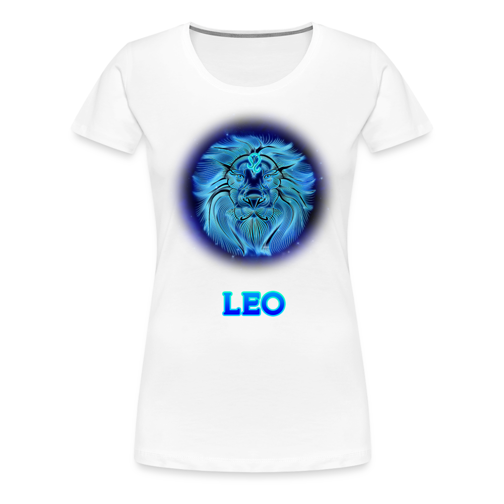 Women’s Stellar Leo Premium T-Shirt - white