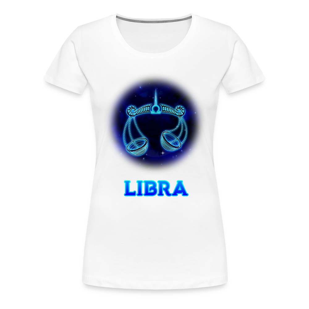 Women’s Stellar Libra Premium T-Shirt - white